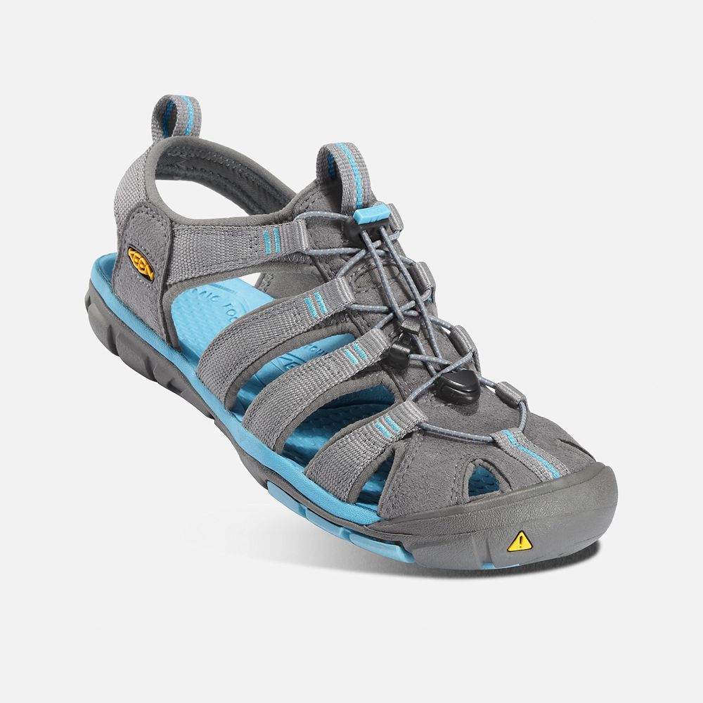 Keen Sandaal Dames Grijs/Blauw - Clearwater Cnx - 29841-NBQP